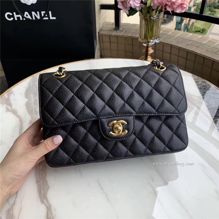 Chanel small classic CF handbag A01113 Grained Calfskin – Fashion style ...